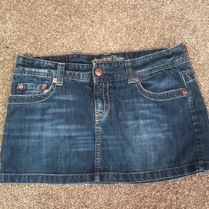 American Eagle jean skirt.